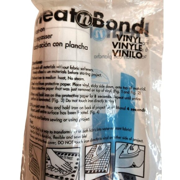 HeatnBond Gloss Finish Iron-On Vinyl 17" X 2 Yards - Picture 5 of 7